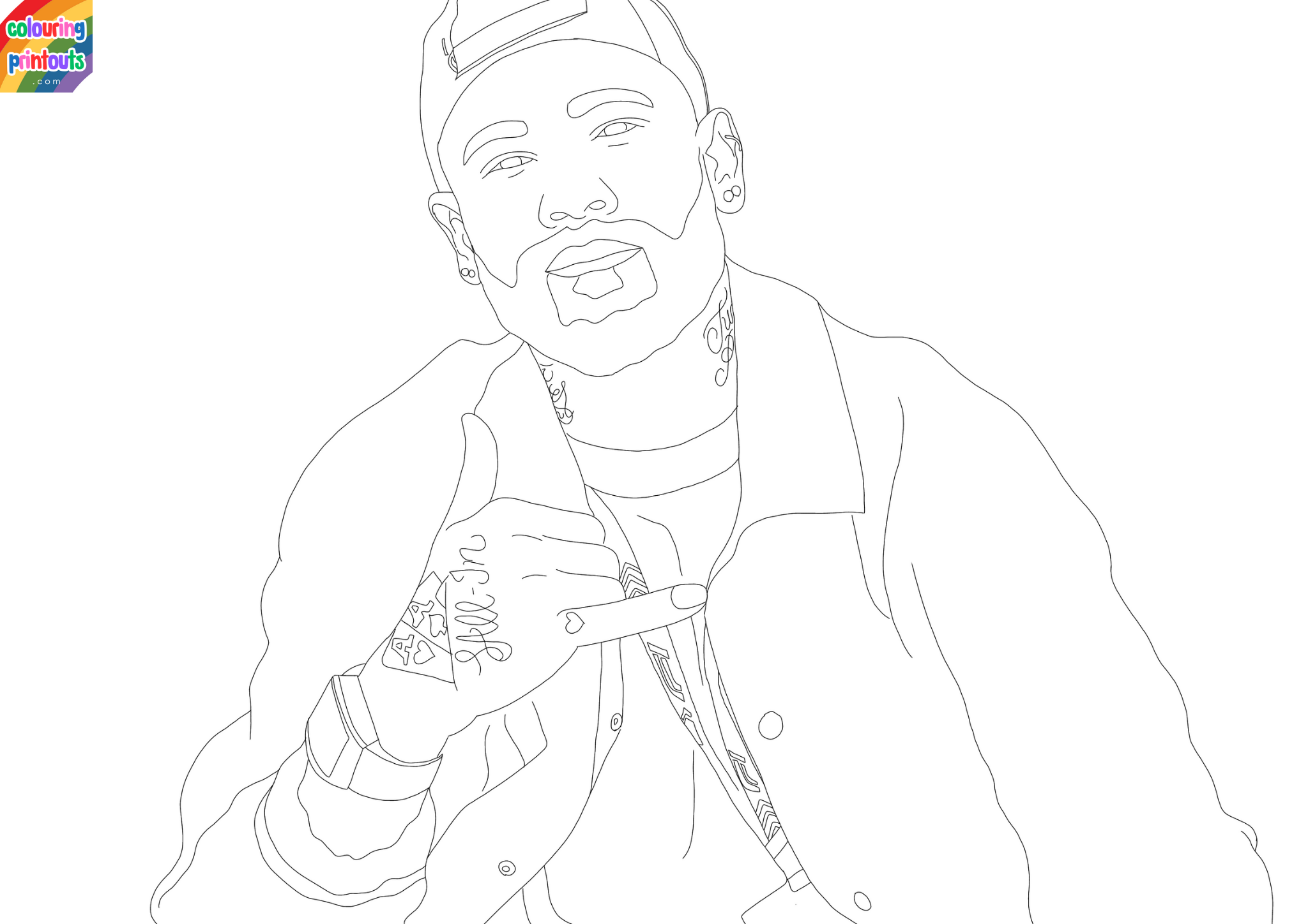 neymar jr coloring pages