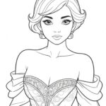 princess coloring sheet