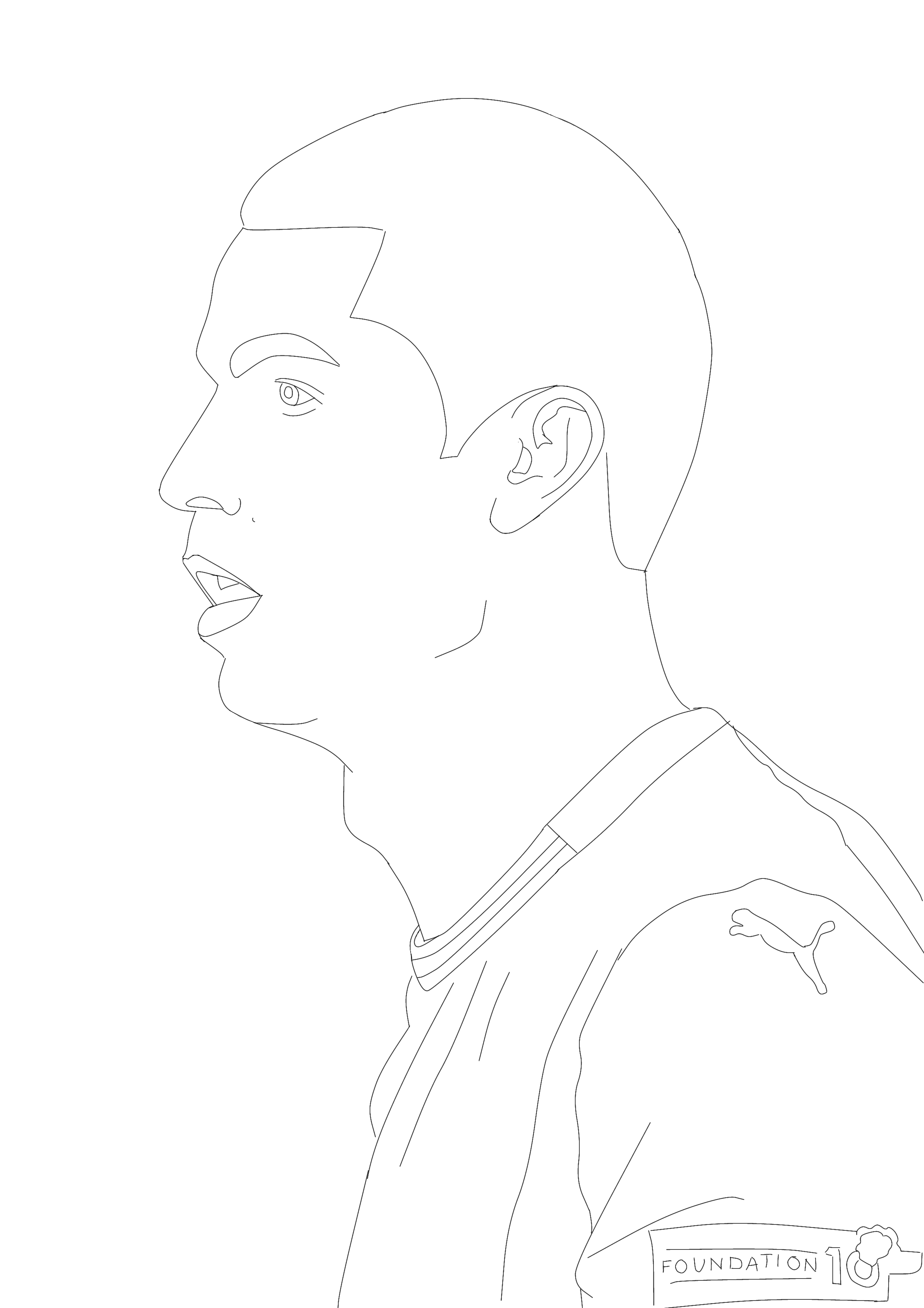 ronaldo colouring sheets