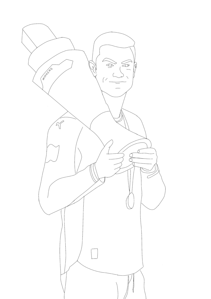 ronaldo images for colouring