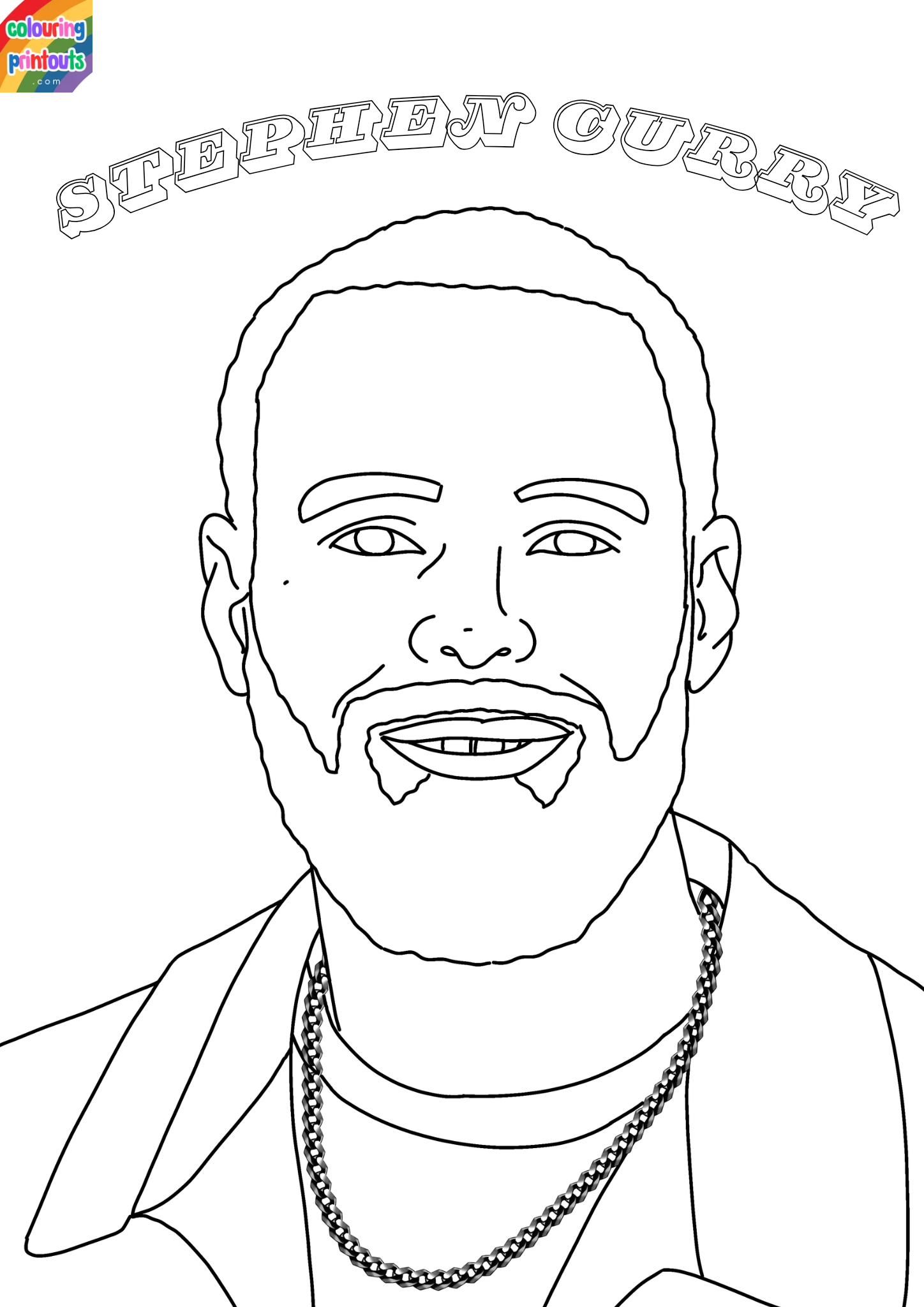 steph curry coloring pages printable (2)
