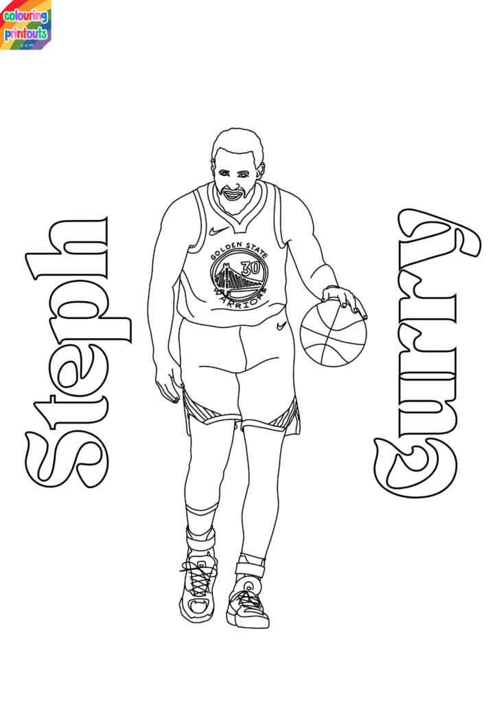 stephen curry coloring pages (1)