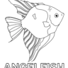 Angelfish Coloring Pages