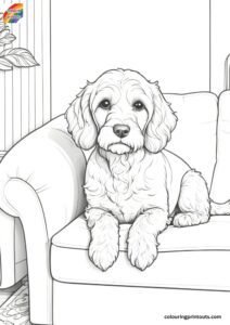 Cockapoo Colouring Pages (Free Download)