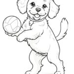 Cockapoo Colouring Pages (10)