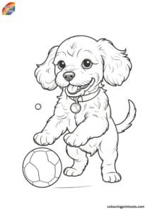 Cockapoo Colouring Pages (Free Download)