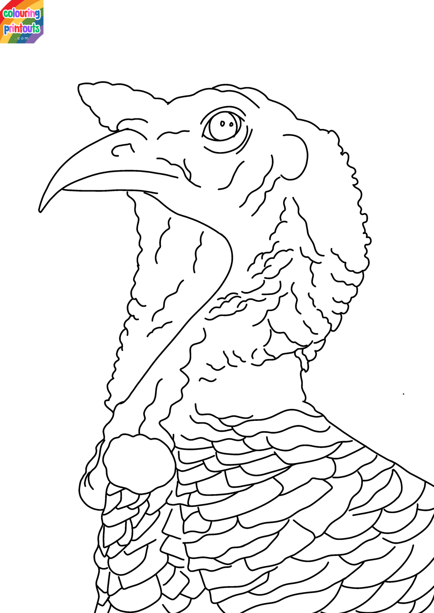 Color Pages of Turkeys Printable (1)