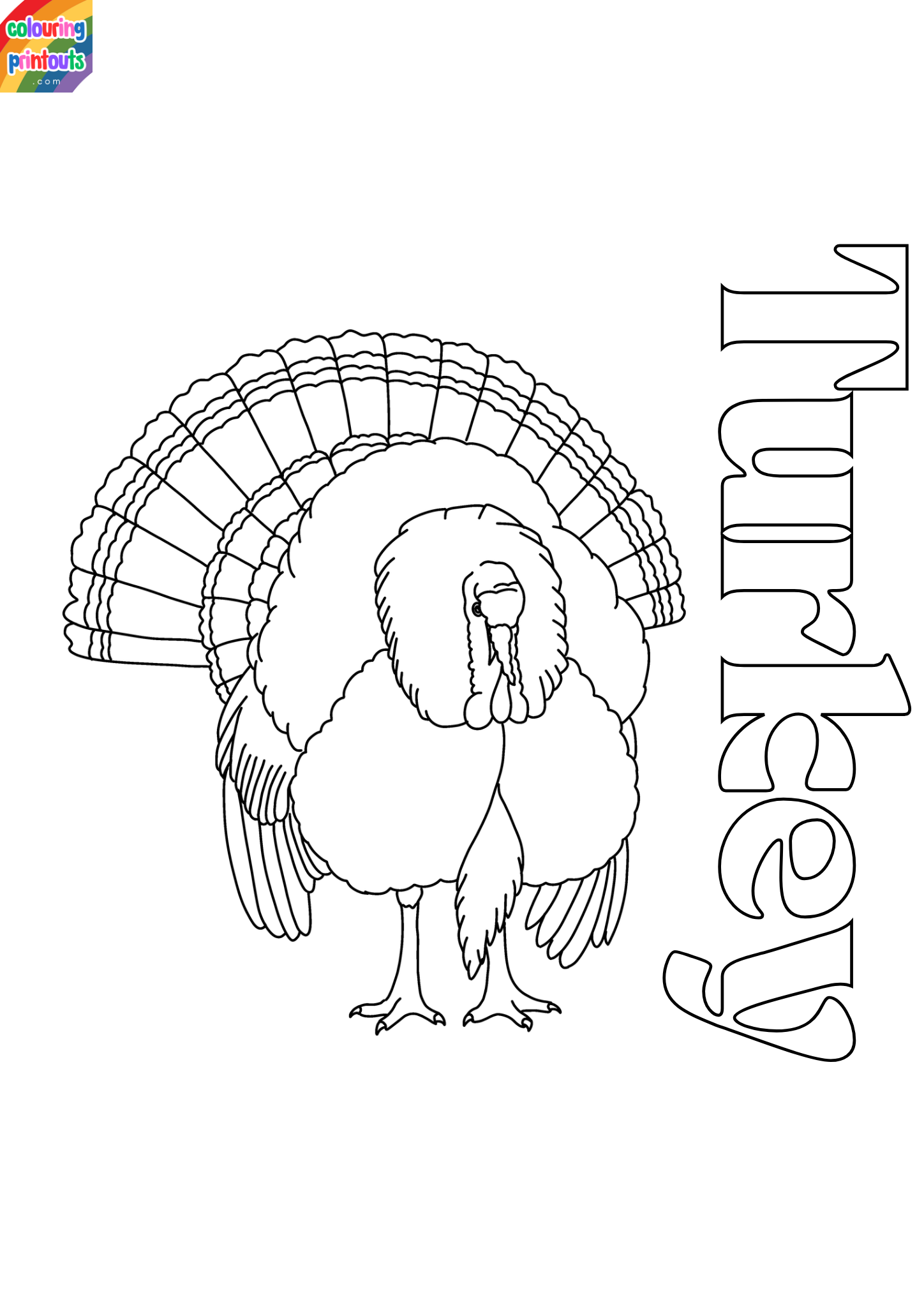 Color pages of turkeys printable (5)