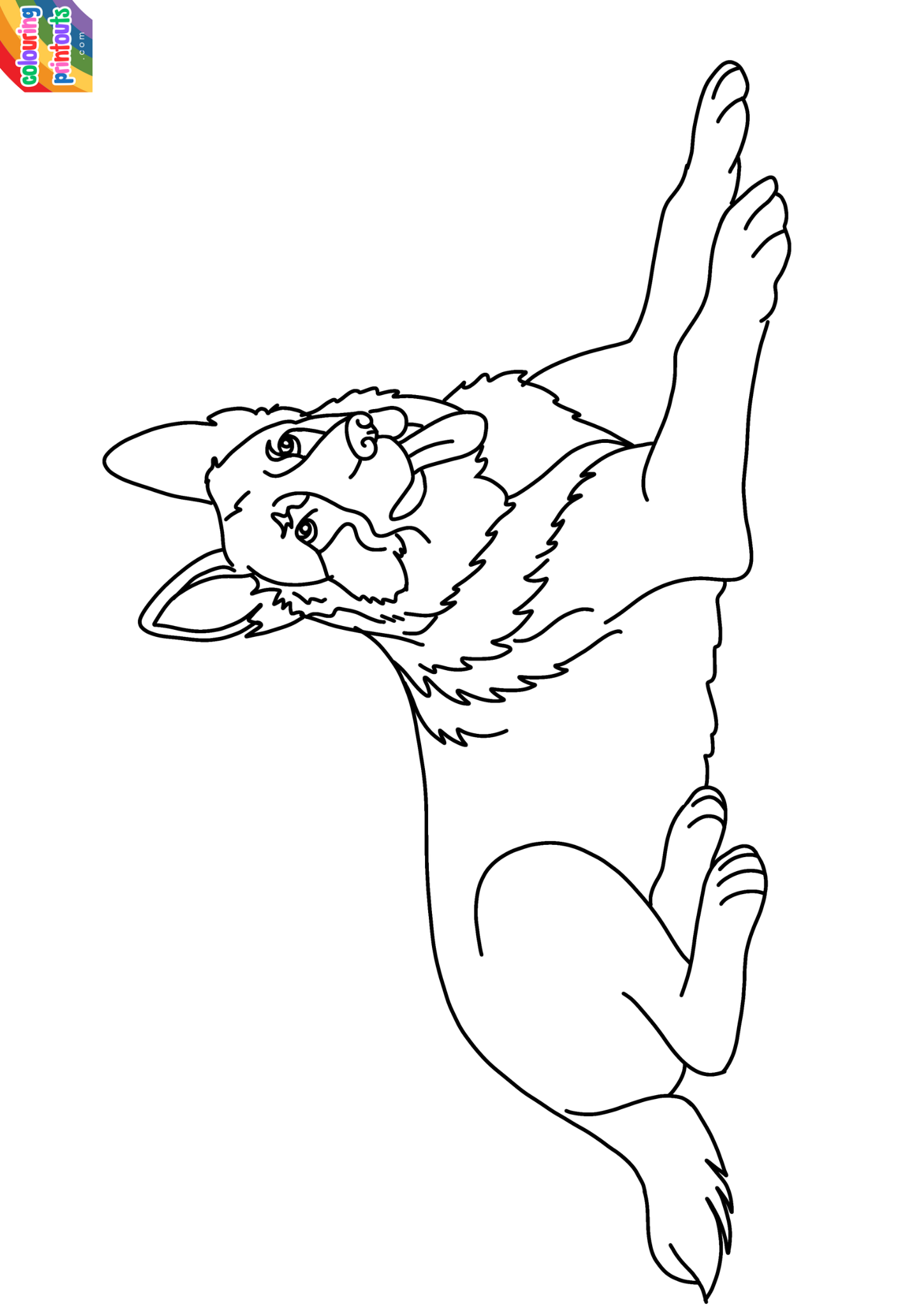 German shepherd dog coloring pages (3)
