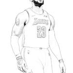 Lebron James Coloring Page