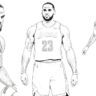 Lebron James Coloring Pages
