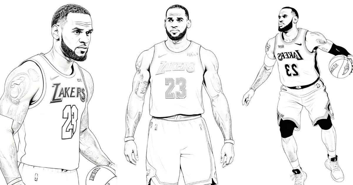 Lebron James Coloring Pages