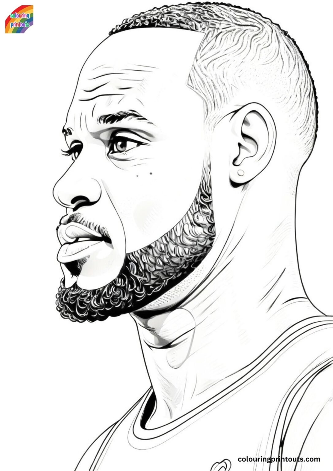 Lebron James Coloring Pages (Download Free PDF)