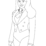 Sabrina Carpenter Coloring Page