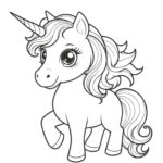 Unicorn coloring pages (4)