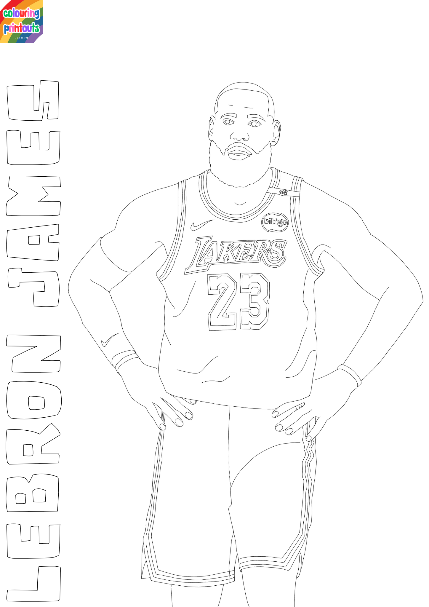 lebron james coloring pages