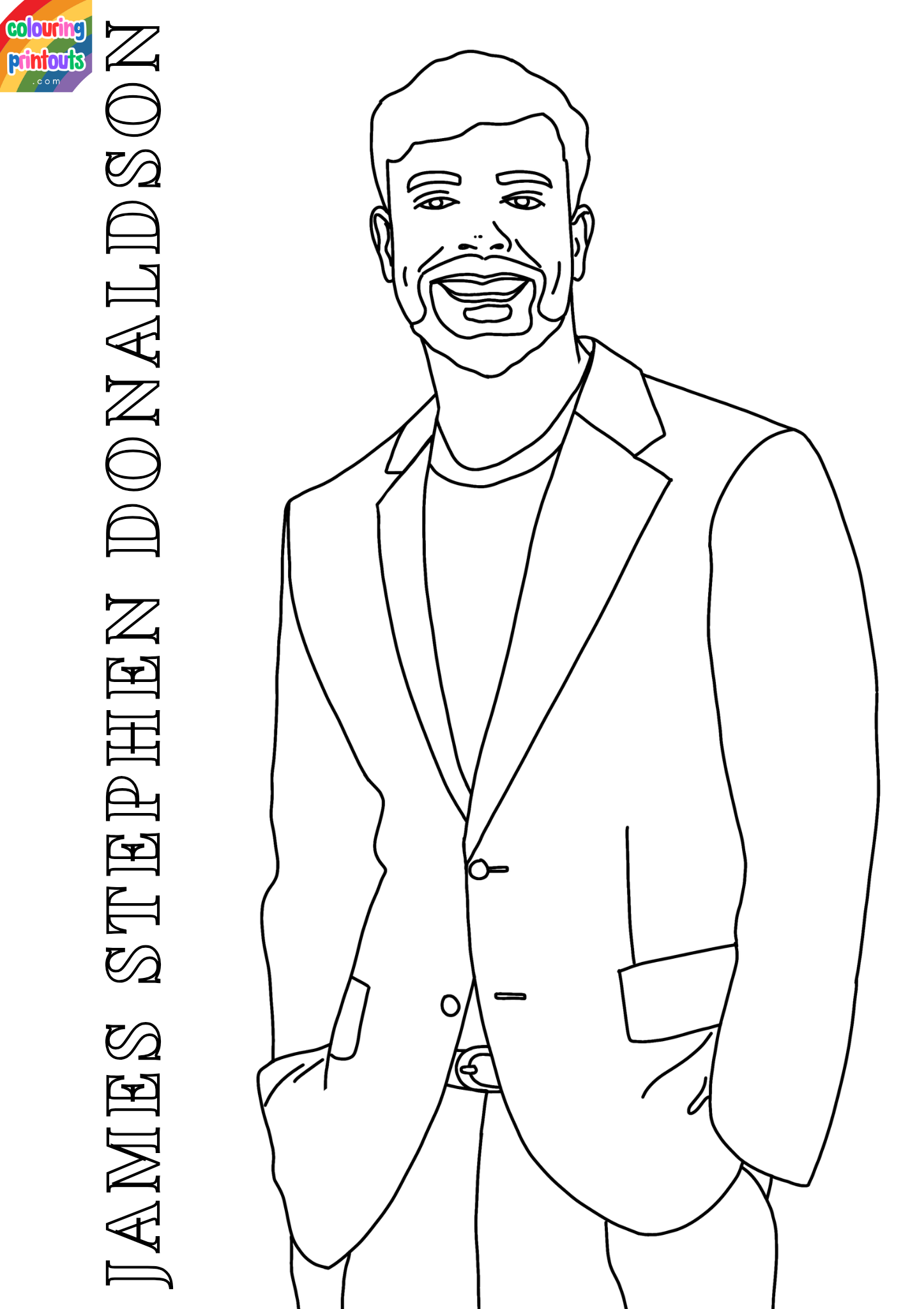 MrBeast Coloring Pages
