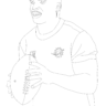 tyreek hill coloring pages