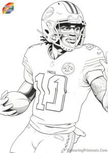 10+ Tyreek Hill Coloring Pages