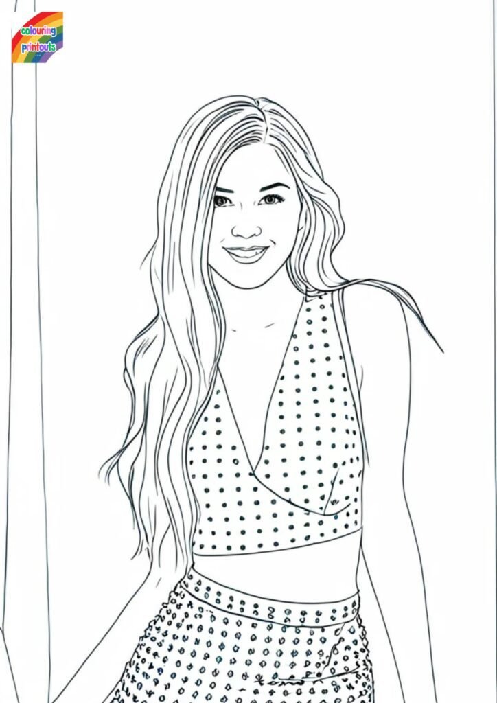 Blackpink Coloring Pages Rose (Free Printables)