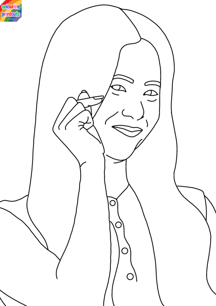 Blackpink Coloring Pages Jisoo
