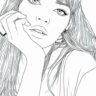 Blackpink Lisa Colouring Pages (1)