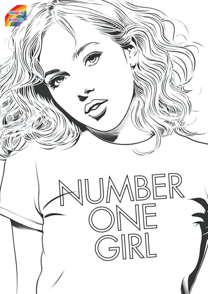 Blackpink Coloring Pages Rose Free - Rose APT Coloring Pages 2 724x1024 