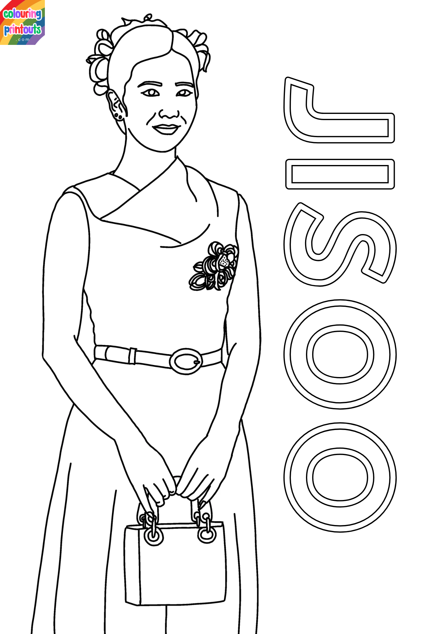 blackpink coloring pages jisoo