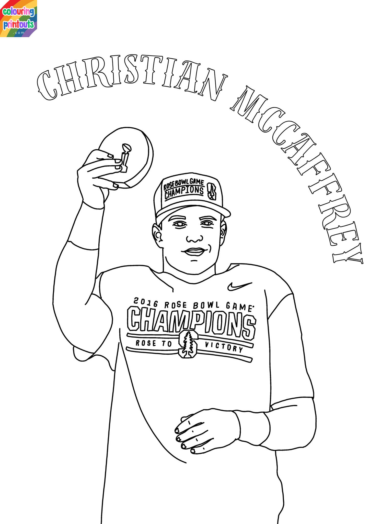 christian mccaffrey coloring page (1)