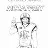 christian mccaffrey coloring pages (2)