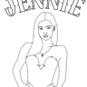 jennie blackpink coloring pages