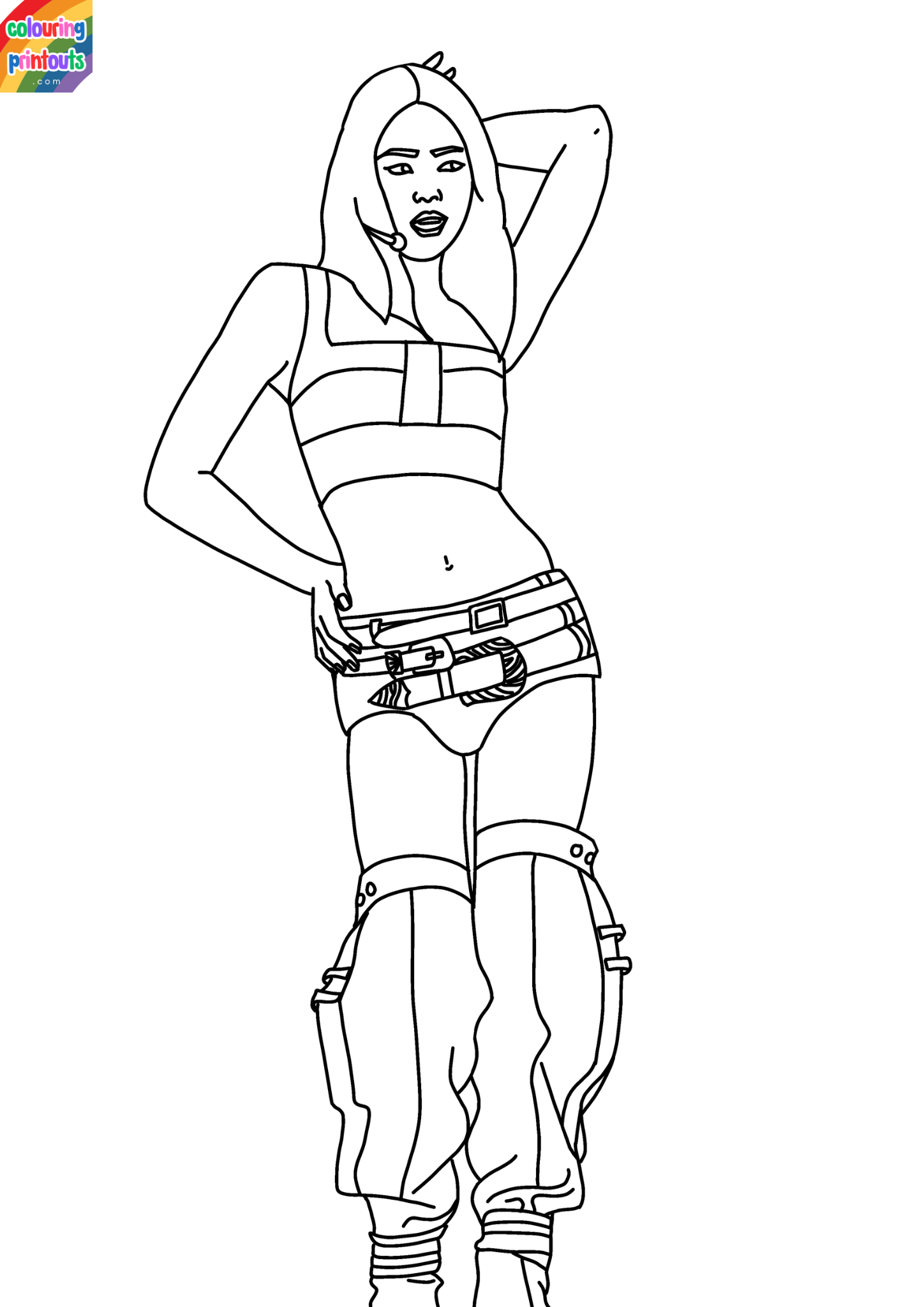 jennie coloring pages