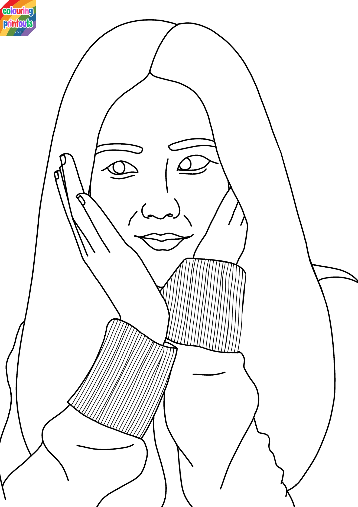 jisoo coloring pages