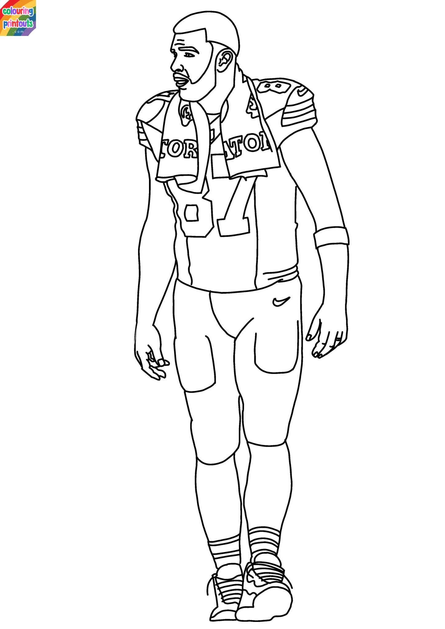 travis kelce coloring page (1)