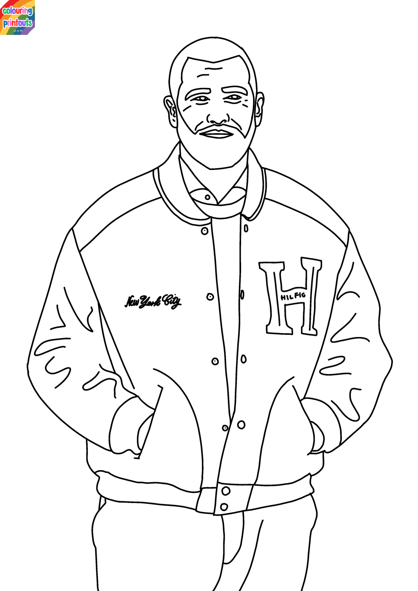 travis kelce coloring page