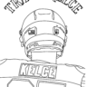 travis kelce coloring pages