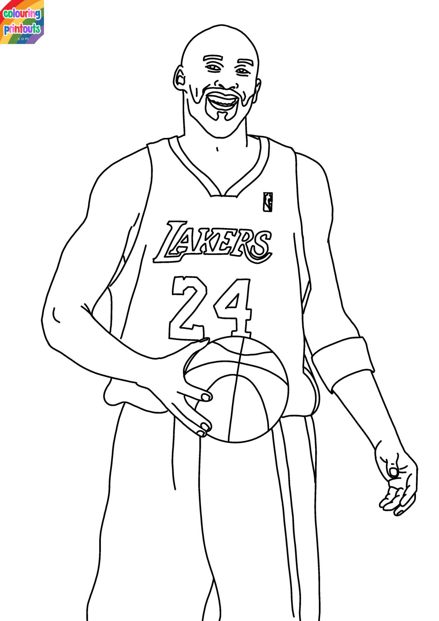 Kobe Bryant Coloring Pages
