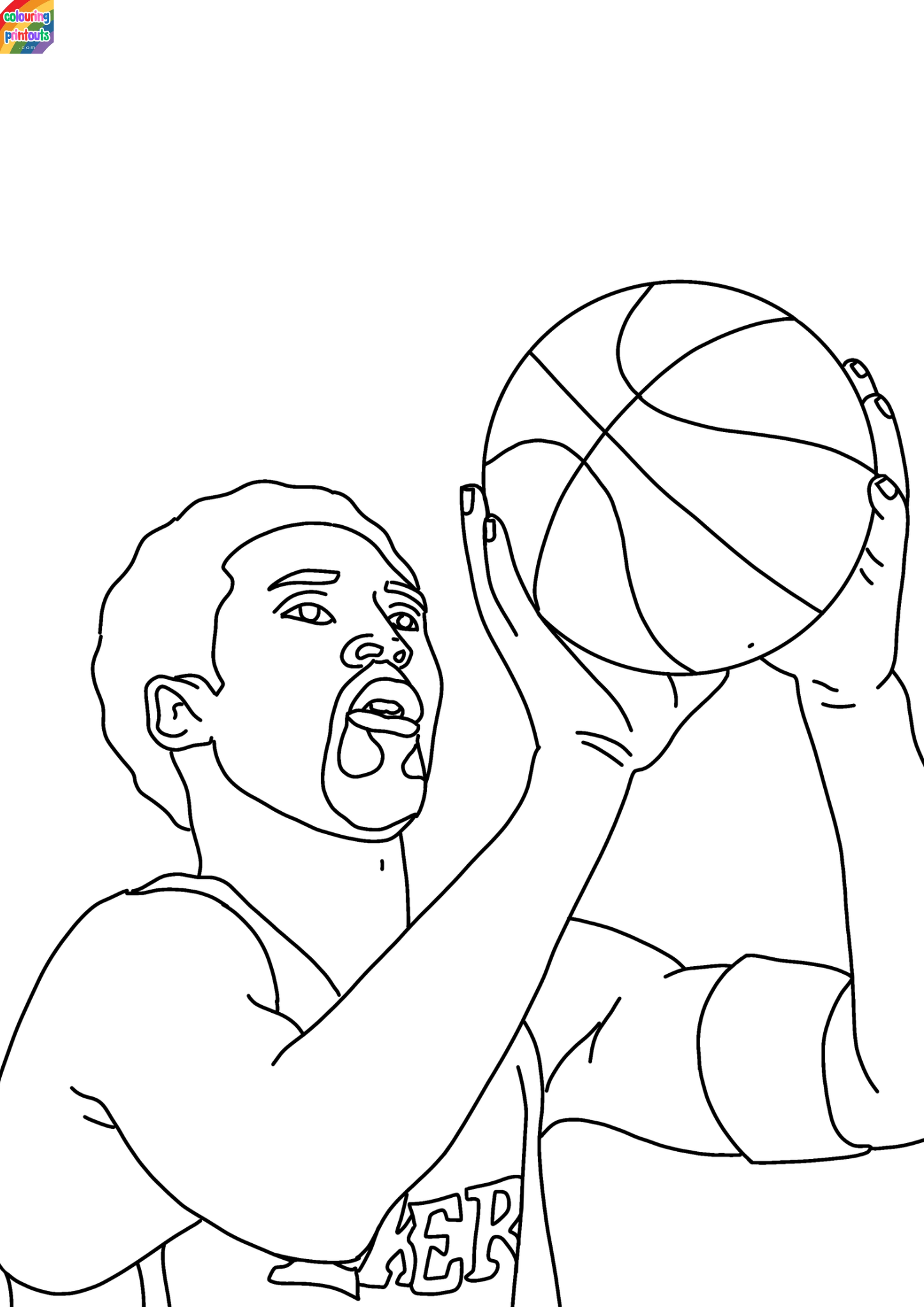 Kobe Bryant Coloring Pages