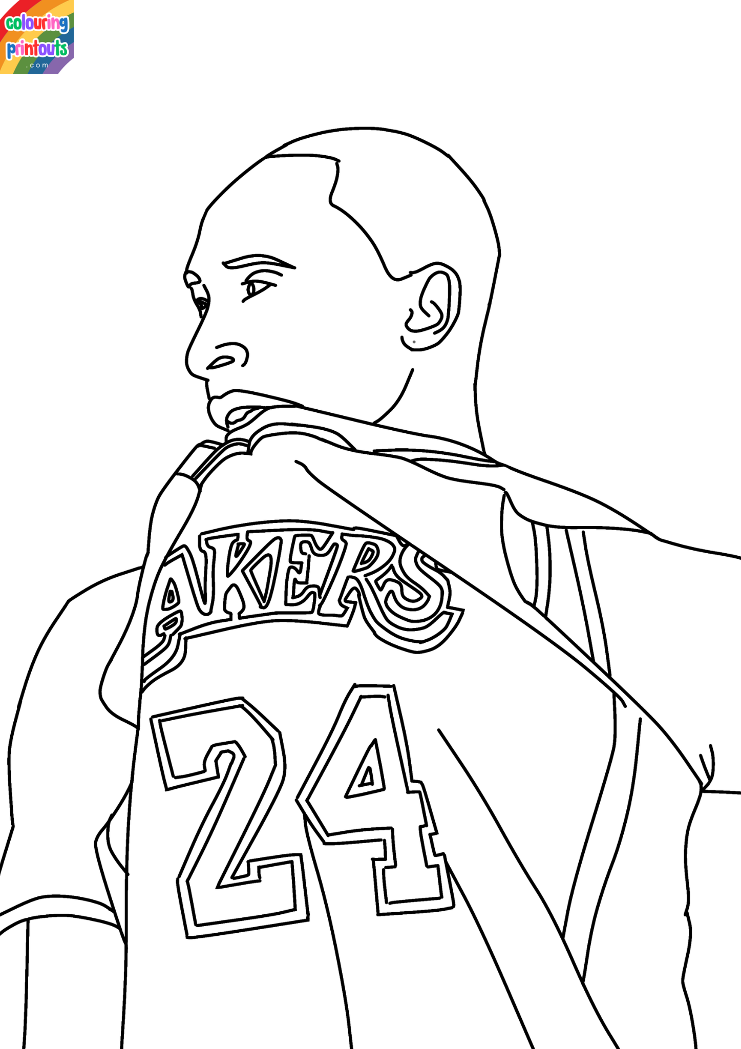 Kobe Bryant Coloring Pages