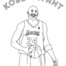 Kobe Bryant Coloring Pages