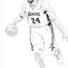 coloring pages kobe bryant