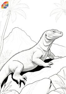 komodo dragon coloring pages (2)