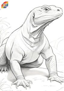komodo dragon coloring pages (3)