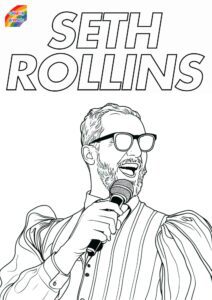 seth rollins coloring sheets (1)