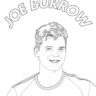 Joe Burrow Coloring Pages