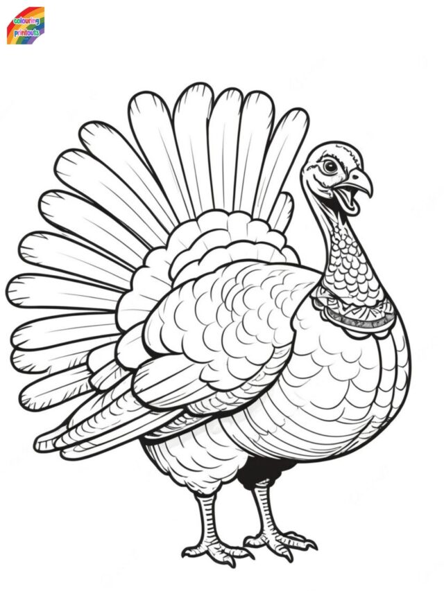 Turkey Coloring Pages