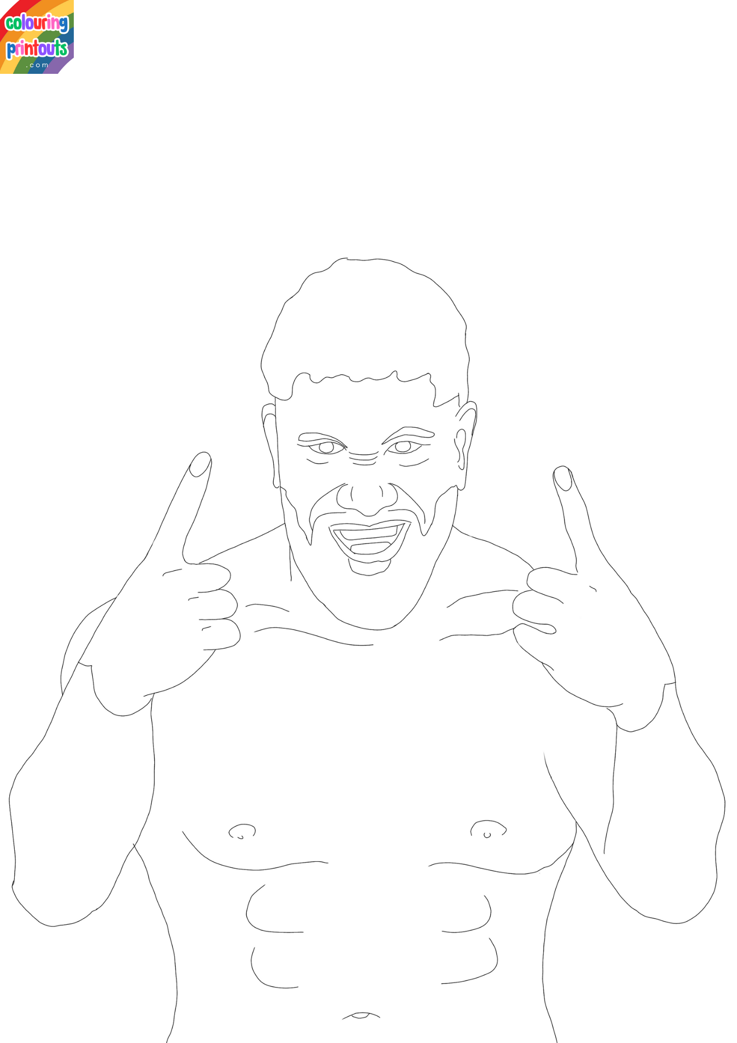 jey uso printable coloring pages