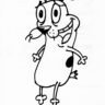 Courage The Cowardly Dog Coloring Pages