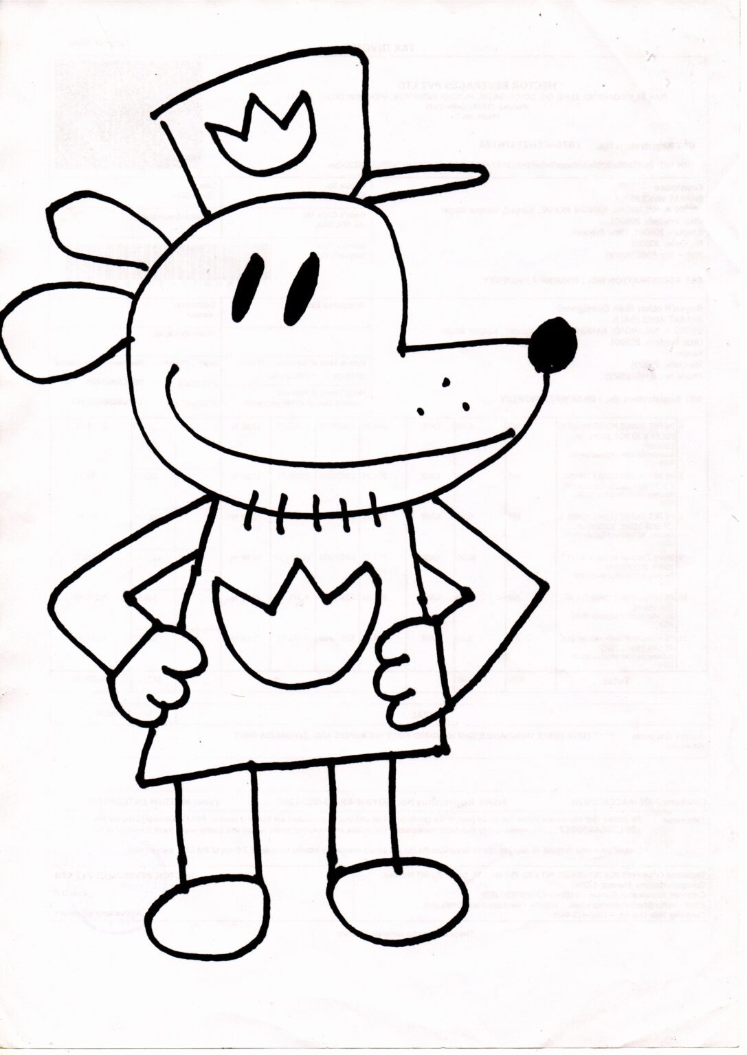 Dogman Color Sheets [Free Printables]