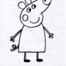 Peppa Coloring Pages
